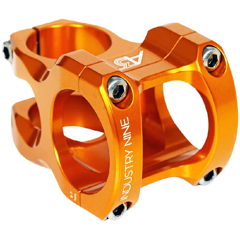 Cycling wrist warmers-A318 Bike Stem - 31.8mm Clamp, +/-4.4, 1 1/8", Aluminum, Orange