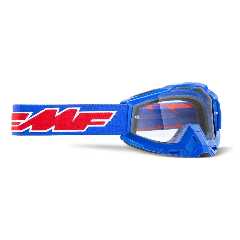 Mountain bike seatbag-FMF POWERBOMB OTG GOGGLE - ROCKET BLUE (CLEAR)