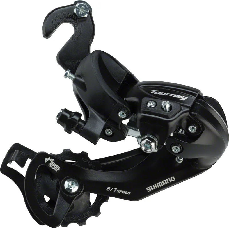 Bicycle chain cutter-Shimano Tourney RD-TY300-SGS Rear Derailleur - 67 Speed Long Cage BLK BMX/Track Frame Hanger