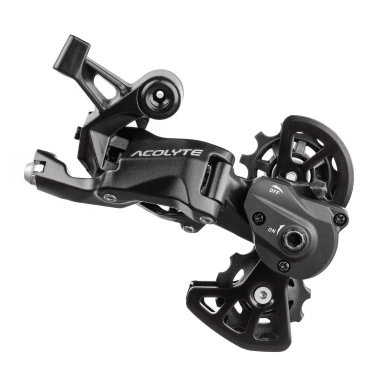 Road bike discs-microSHIFT Acolyte 8 Spd Super Short MTB Rear Derailleur