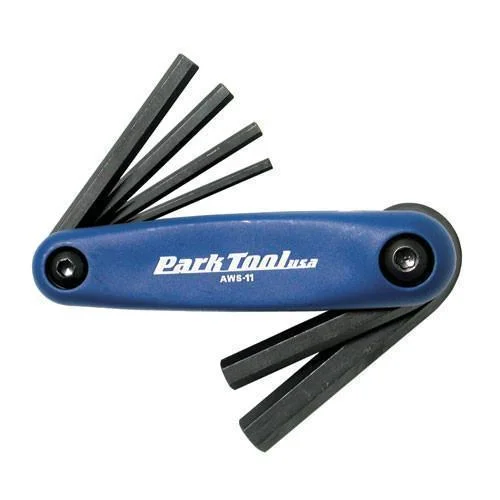 Bike chain cover-Park Tool AWS-11 Fold Up Hex Wrench Set 3-10MM