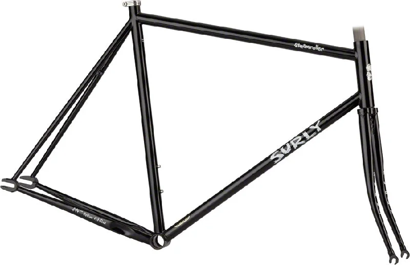 Cycling water flask-Surly Steamroller Frameset 49cm Black