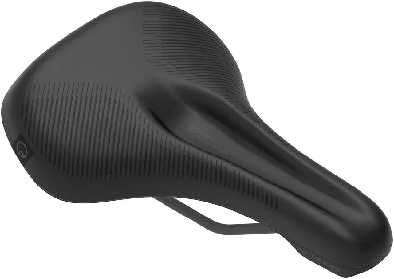 Road bike spacers-Ergon ST Core Evo Womens Saddle - MD/LG Black/Gray