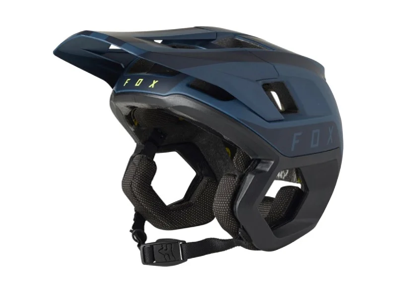 Mountain bike seatbag-Fox Racing Dropframe Pro MTB Helmet - Dark Indigo - 2021