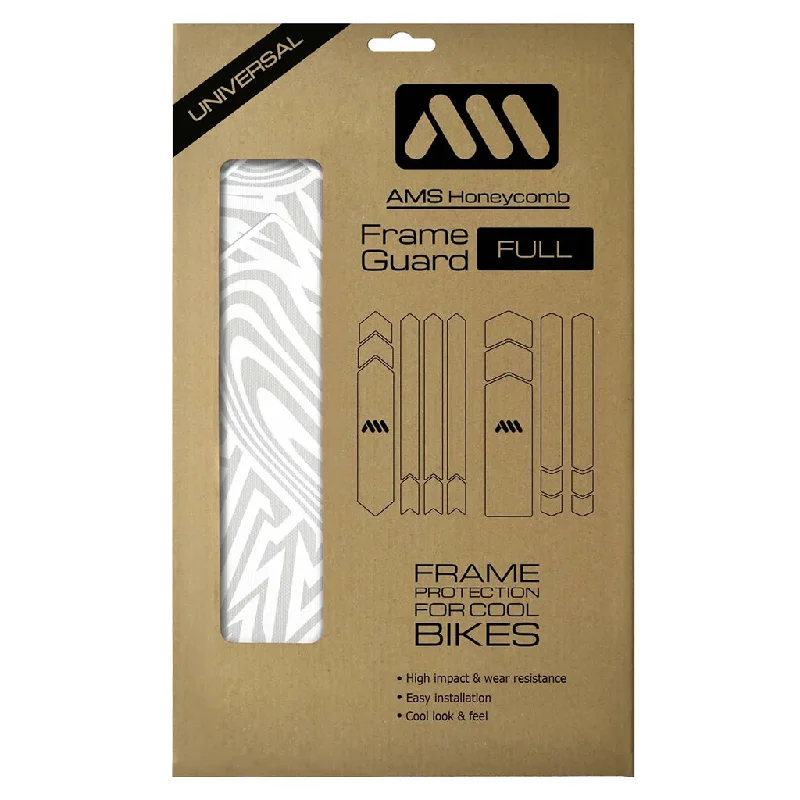 Bicycle wall rack-All Mountain Style Full Honeycomb Frame Guard Combat Camo White