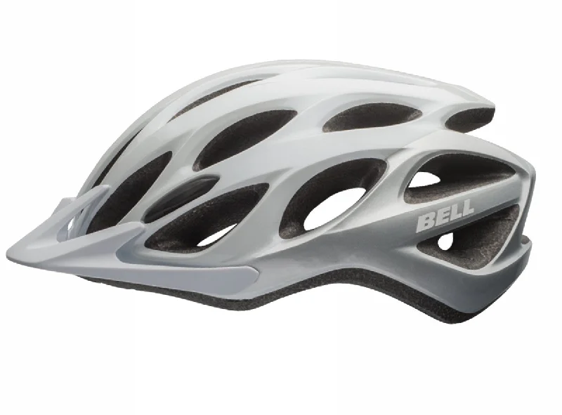 Bicycle fix kit-Bell Traverse MTB Helmet - White-Silver Repose