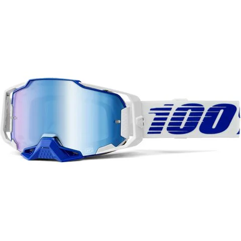 Bicycle spoke beads-100% ARMEGA GOGGLE - BLUE (BLUE MIRROR)