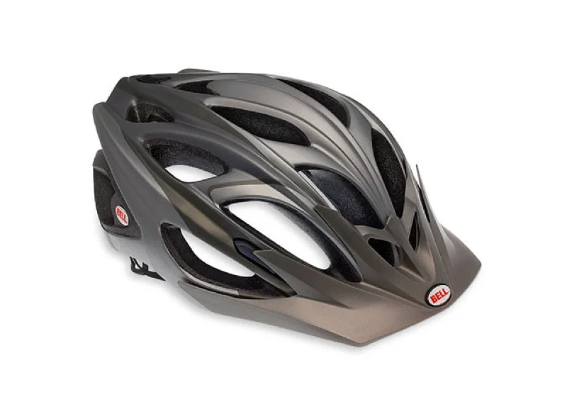 Cycling safe tape-Bell Influx MTB Helmet - Matt Titanium-Olive