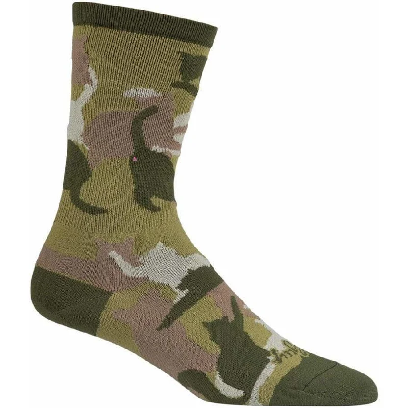 Cycling wrist warmers-Crew Camo Cycling Socks - 5 inch