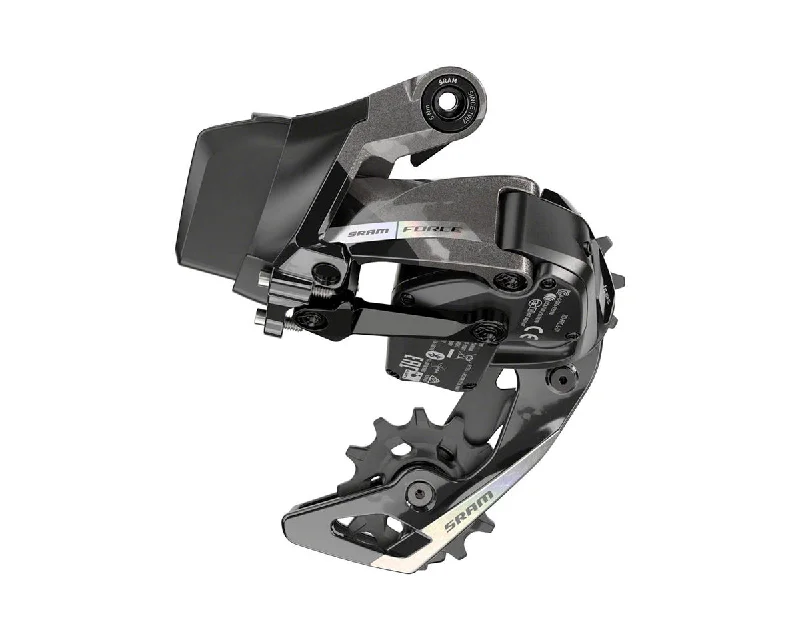 Bike chain shield-SRAM FORCE AXS ETAP REAR DERAILLEUR - 12-SPEED, MEDIUM CAGE, 36T MAX, (BATTERY NOT INCLUDED), IRIDESCENT GRAY, D2