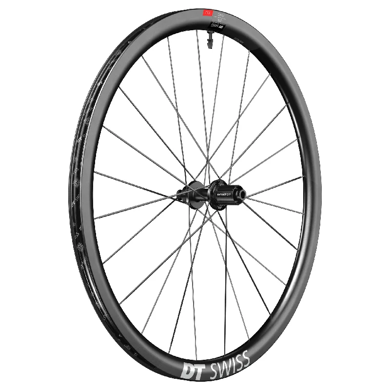 Mountain bike clipless-DT Swiss ERC 1100 DiCut 35 Rear Wheel - 700 12 x 142mm Center-Lock HG 11 Road/XDR BLK