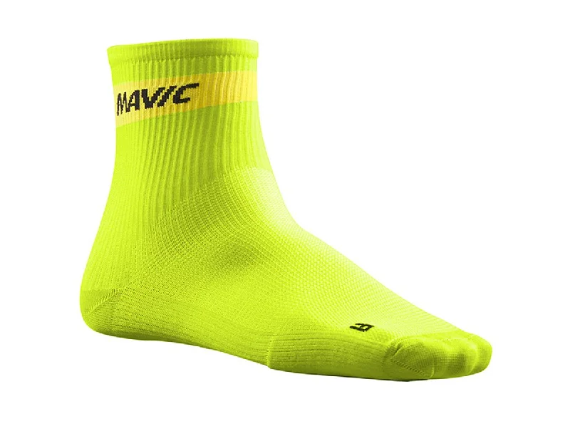 Bike wheel gauge-Mavic Cosmic 6" Mid Sock - Lime Green