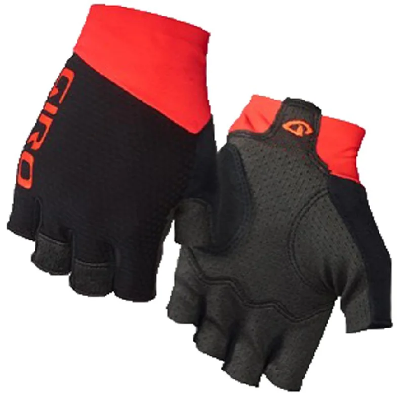 Bike tire sensor-Giro Zero CS Road Cycling Glove - Vermillion-Charcoal