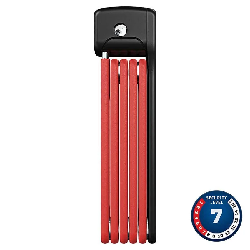 Bike wheel nipples-Abus Bordo Ugrip Lite 6055 Folding Lock Key 5mm 85cm  2.8 Red