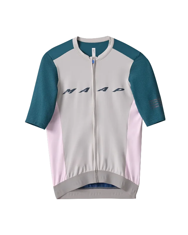 Cycling fleece jacket-Evade Off Cuts Pro Jersey - Fog