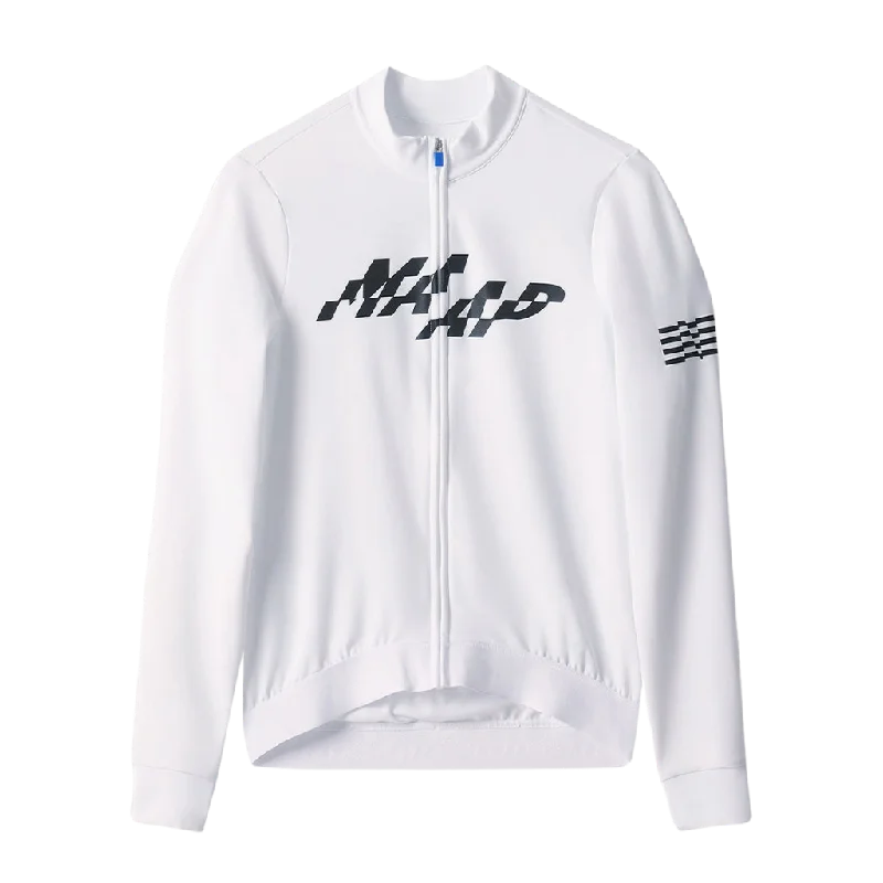 Cycling shin sleeves-Women's Fragment Thermal LS Jersey 2.0 - White