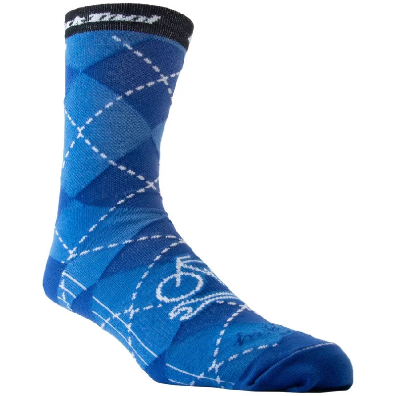 Cycling beam light-SOX-5 Cycling Socks - Blue