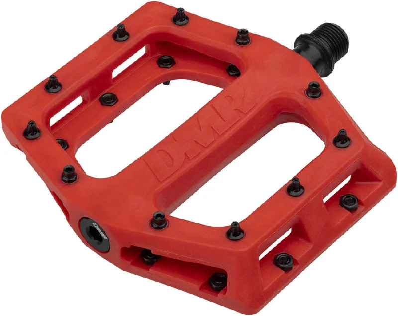 Road bike seatpost-DMR V11 Pedals - Platform Composite 9/16" Red