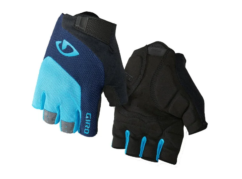 Road bike hubs-Giro Bravo Gel Road Glove - Blue - 2023