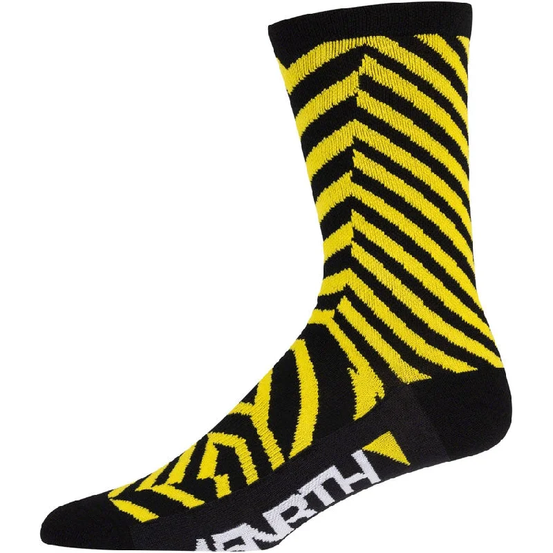 Mountain bike rims-Dazzle Lightweight Wool Bike Socks - Yellow