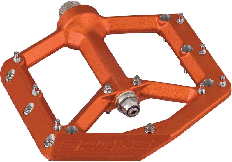 Bicycle rack mount-Spank Spike Pedals - Platform Aluminum 9/16" Orange