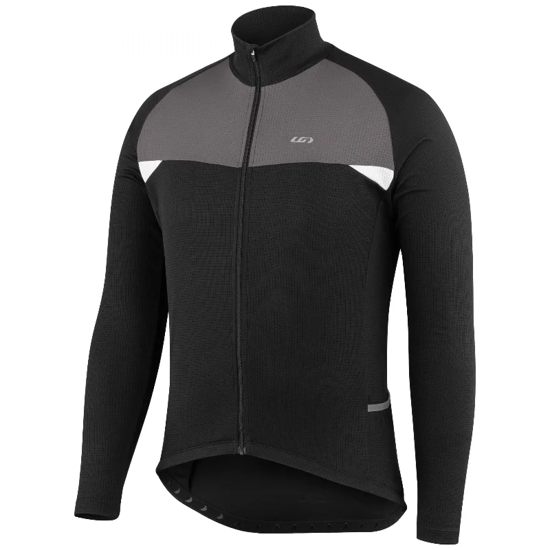 Cycling parka warm-Louis Garneau Peloton Short Sleeve Road Jersey - Black-Gray