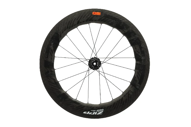 Bike wheel polish-Zipp 858 NSW Carbon Tubeless 700c Rear Wheel