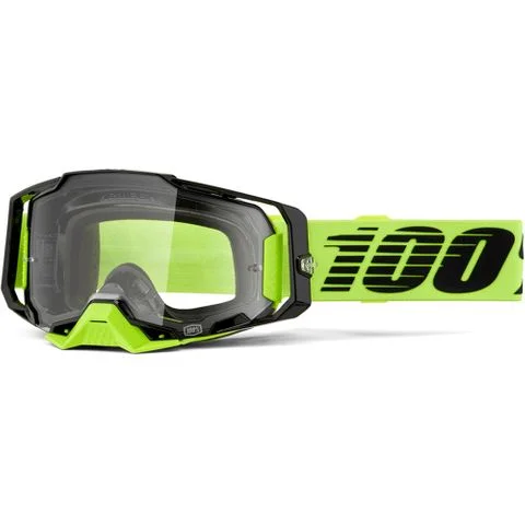 Bike bar extender-100% ARMEGA GOGGLE - NEON YELLOW (CLEAR)