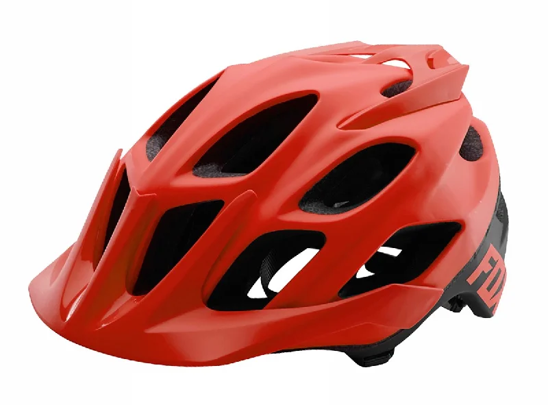 Cycling shin bands-Fox Racing Flux Creo MTB Helmet - Red-Black