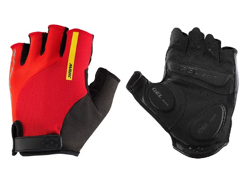 Road bike spacers-Mavic Ksyrium Elite Road Glove - Fiery Red