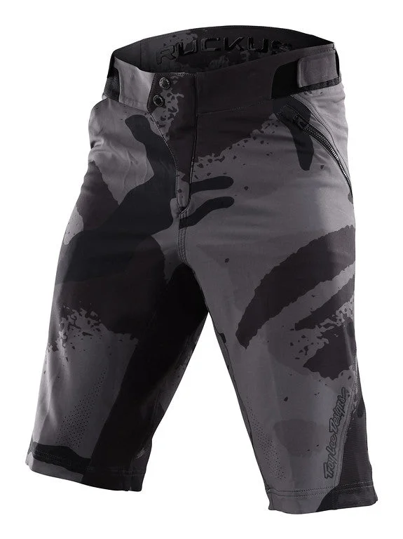 Cycling sun sleeves-Troy Lee Designs Ruckus MTB Short with Liner - Brit Camo - Black - 2023