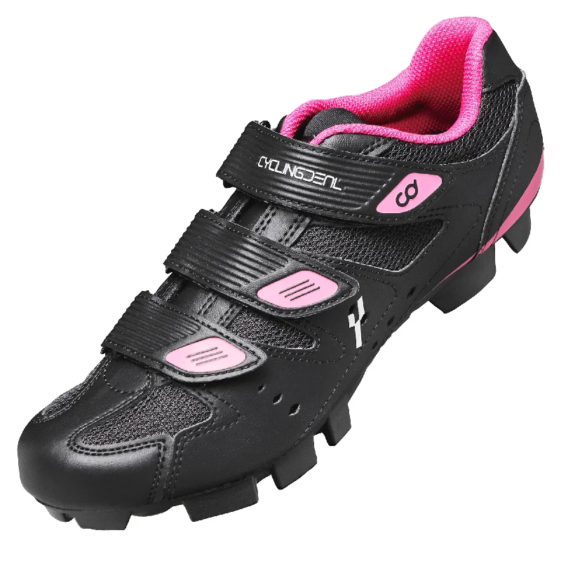 Cycling shine bands-CyclingDeal Mountain Bike Bicycle Women's MTB Cycling Shoes Compatible with Shimano SPD and CrankBrothers Cleats