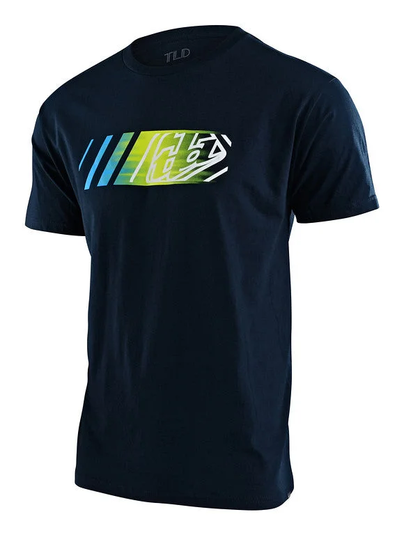 Bicycle chain scrub-Troy Lee Designs Icon Short Sleeve Tee - Navy