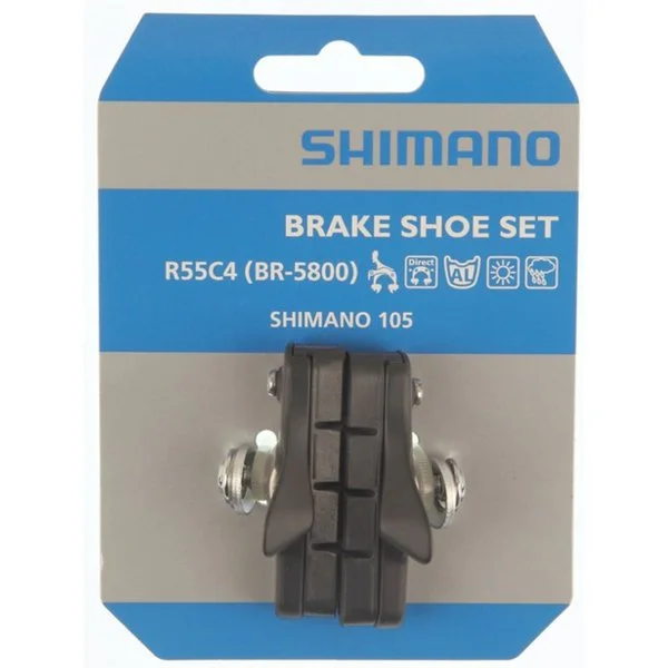 Road bike barends-SHIMANO Brake Shoe Set R55C4 (BR-5800)