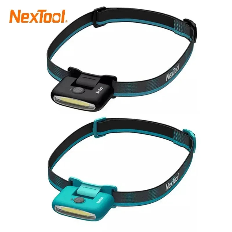 Mountain bike tubes-NexTool LED Headlight Rechargeable Head Lamp Zoom Waterproof Headlight Flashlight Three Light Switch Modes USB Charging Camping