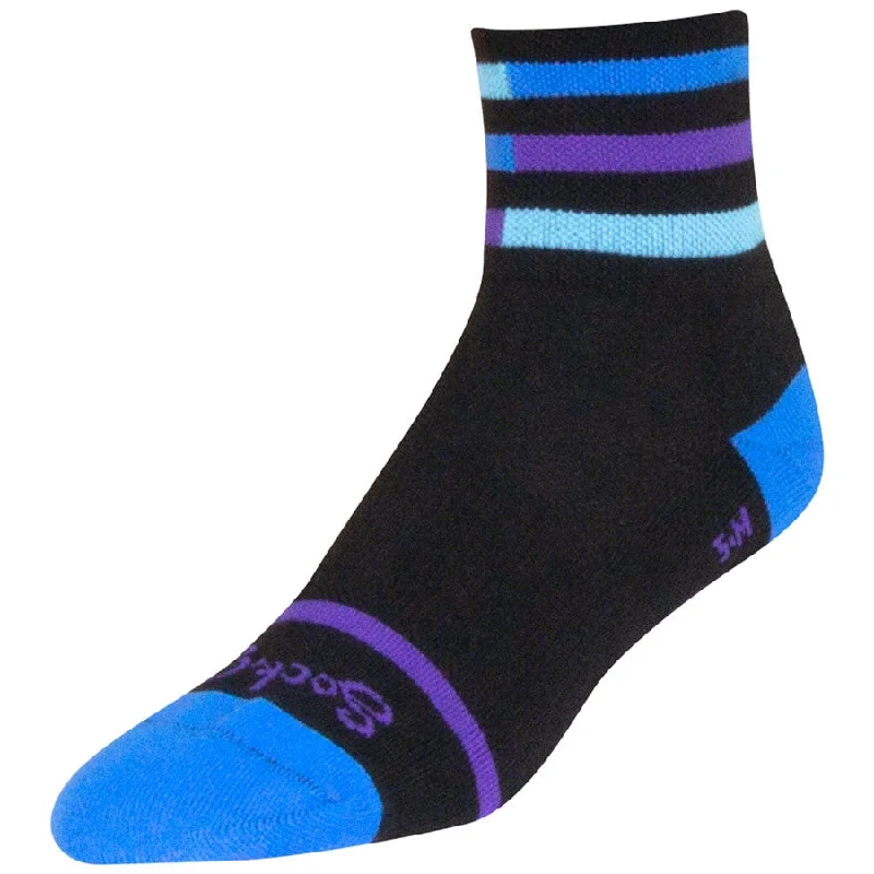 Bicycle beam lights-Classic Royalty Bike Socks - Black