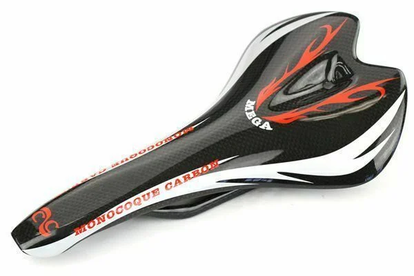 Mountain bike chainset-Soft Full Carbon Road Bike Bicycle Saddle Seat