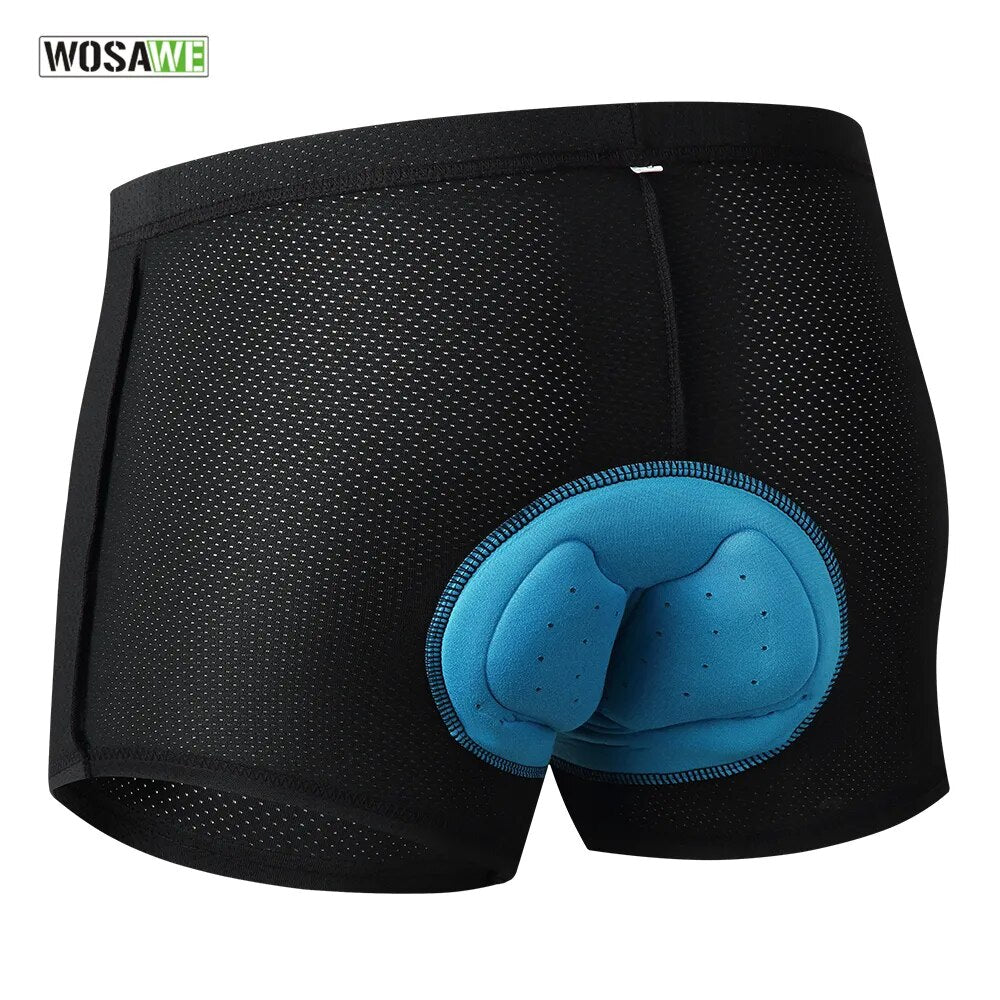 Road bike crown-Breathable Cycling Shorts Cycling Underwear Sponge Gel Pad Shockproof Bicycle Underpant MTB Road Bike Underwear Man Shorts