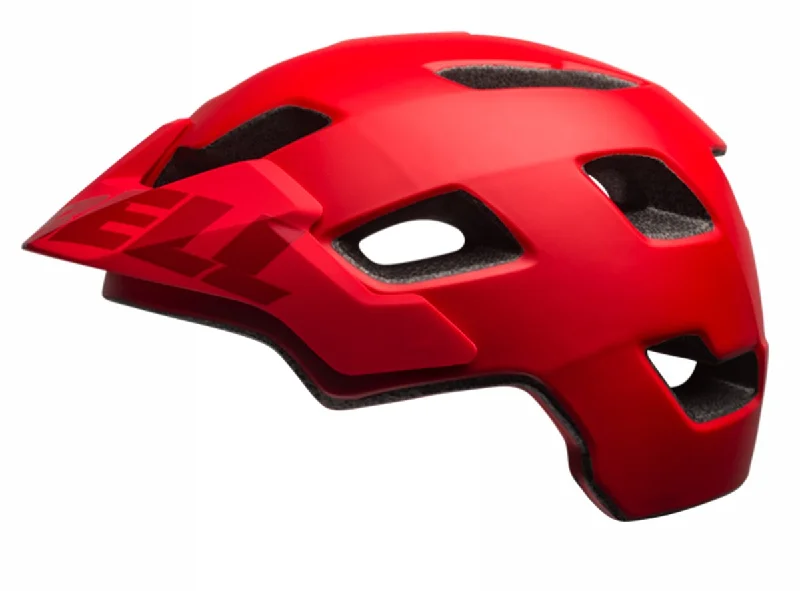 Bicycle bottle holder-Bell Stoker MTB Helmet - Matt Red-Marsala