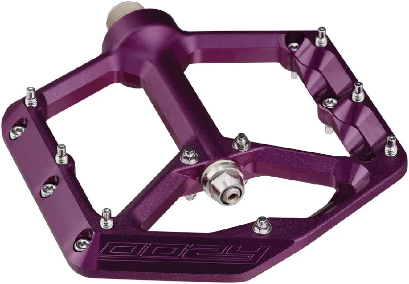 Bike seat adjuster-Spank Oozy Pedals - Platform Aluminum 9/16" Purple