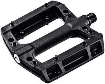 Mountain bike cogs-VP Components Mirage Pedals - Platform, Plastic, 9/16", Black