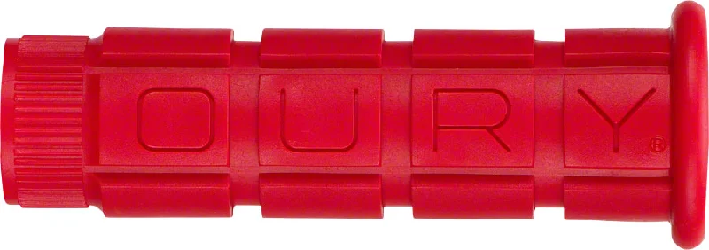 Bicycle wire lock-Oury Single Compound Grips - Red