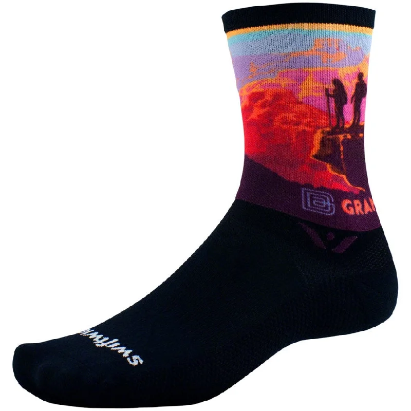 Bike seat gel-Vision Six Impression National Park Bike Socks - Canyon Lookout