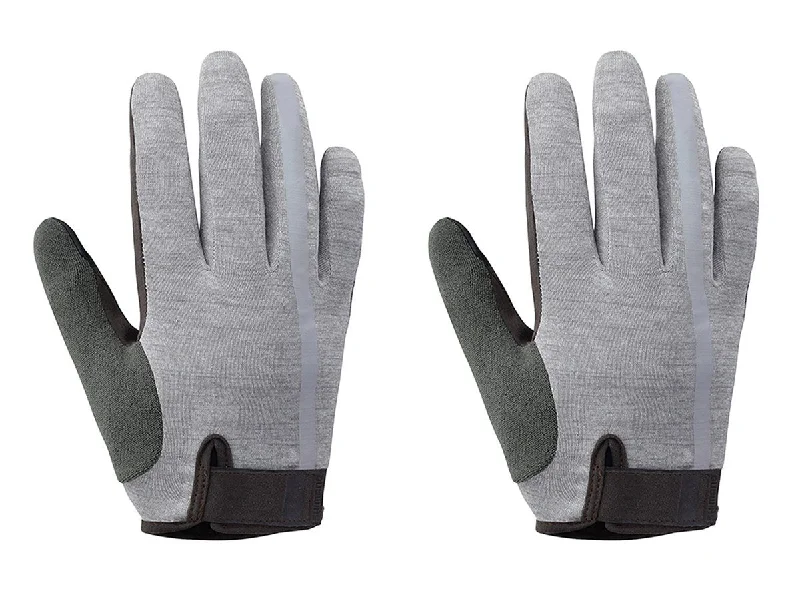 Cycling gloves padded-Shimano Transit Long Glove - Alloy