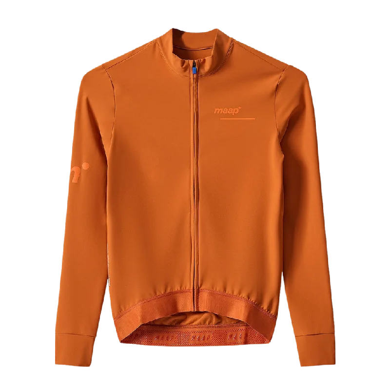 Bicycle haul rack-Women's Training LS Thermal Jersey - Rust