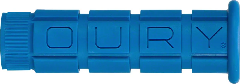 Bicycle wall mount-Oury Single Compound Grips - Blue