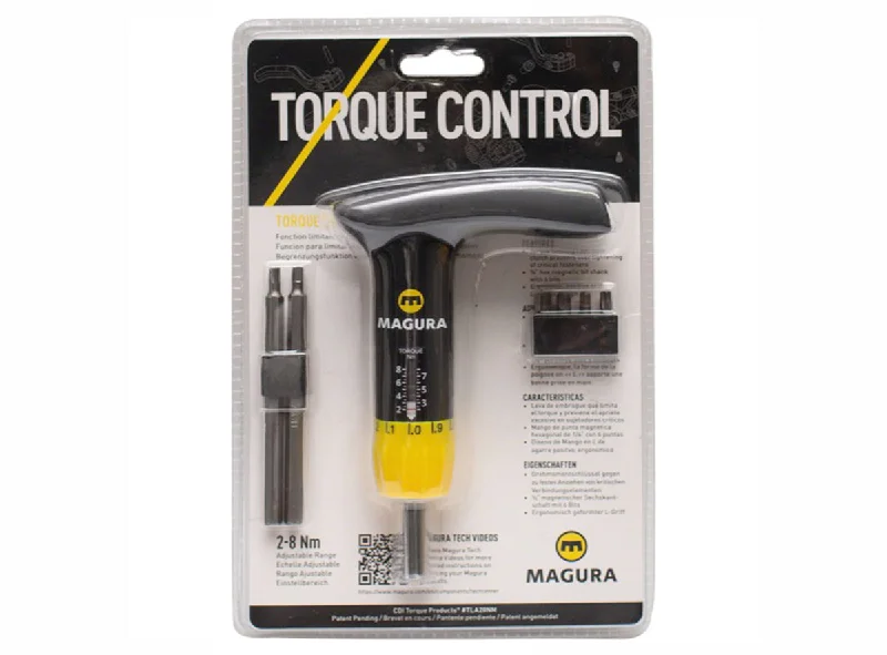 Mountain bike crown-Magura T Handle Torque Tool with Slotted 8mm bit