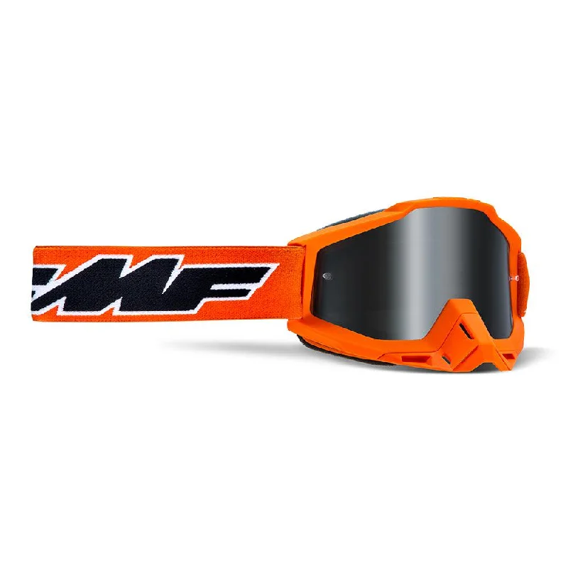 Cycling safe helmet-FMF POWERBOMB SAND GOGGLE - ROCKET ORANGE (SMOKE)