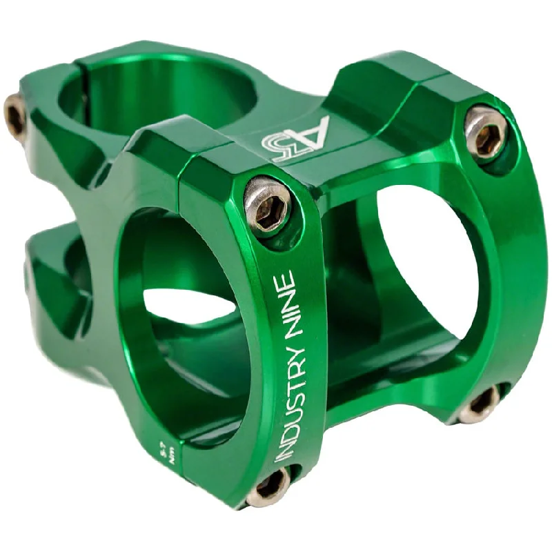 Cycling sweat guard-A318 Bike Stem - 31.8mm Clamp, +/-4.4, 1 1/8", Aluminum, Green