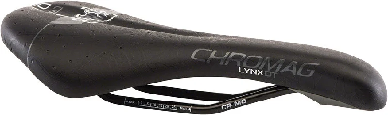 Bicycle chain cutter-Chromag Lynx DT Saddle 280 x 135mm Unisex 292g Black/Grey